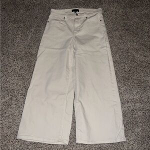 Banana Republic Off-White Flare Jeans
